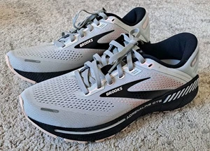Brooks Adrenaline Gts 22 Shoes Womens Sz. 9B Med. Sneakers Grey Pink 1203531B035 - Picture 1 of 14
