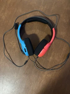PDP AirLite Blu/Rosso Over the Ear Cuffie da Gioco Cablate per Nintendo Switch - Foto 1 di 4