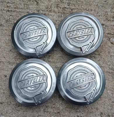 Chrysler PT Cruiser Pacifica center cap set of 4, satin 1999-2010 p/n 04782867AA - Image 1 of 3
