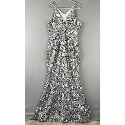 Vestido de boda Dress the Population Karen XXL floral encaje lentejuelas Foto 1 de 4