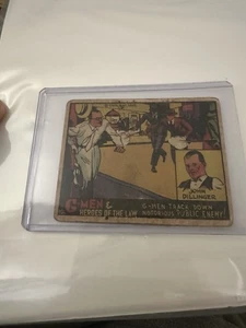 De colección 1936 G Men And Heroes Gum Inc. “John Dillinger”  - Imagen 1 de 4