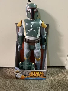 Star Wars Jakks Pacific 18" Boba Fett Action Figure Brand New Big Fig - Picture 1 of 2