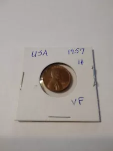 LINCOLN WEIZENPFENNIG 1957 SS SCHÖNE MÜNZE! - Bild 1 von 1