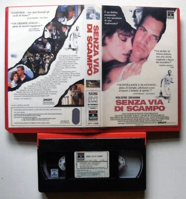 VHS SENZA VIA DI SCAMPO (1987) KEVIN COSTNER -GENE HACKMAN - RCA/C.- EX NOLEGGIO - Immagine 1 di 4