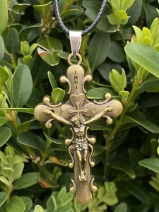 Bronze Cross Pendant Necklace - A Symbol of Faith - Picture 1 of 5