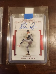 2020 Panini Flawless Signatures Ruby Nolan Ryan Angels HOF AUTO 14/15