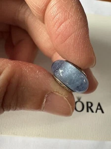 PANDORA Disney Glow in the Dark CINDERELLA blue Murano Signature Colour 791640 - Picture 1 of 11