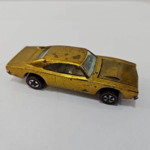 Hot Wheels Redlines Custom Charger Gold White Interior Original - Picture 1 of 10