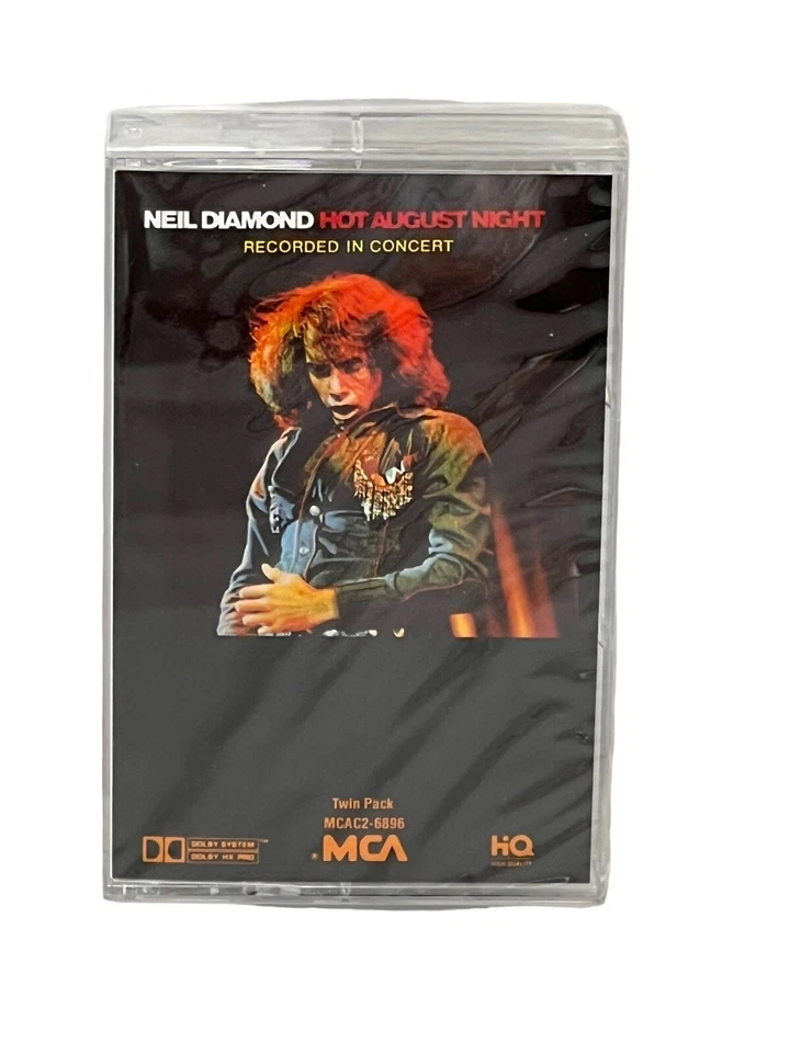 Hot August Night by Neil Diamond Cassette Jun-1983 MCA Records Sealed - Image 1 of 4