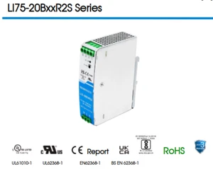 Mornsun LI75-20B24R2 75w 3A 24vdc DIN Mount Power Supply - Picture 1 of 1