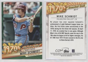 2020 Topps Decades Best Series 2 Batters Green Mike Schmidt #DB-47 HOF