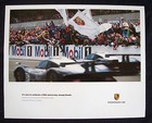 PORSCHE OFFICIAL 993 911 GT1 LE MANS FRIENDS RACECAR SHOWROOM POSTER 1998