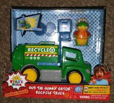 Ryans World Gus' Recycle Truck, Gus Figure disc launcher Brand New!