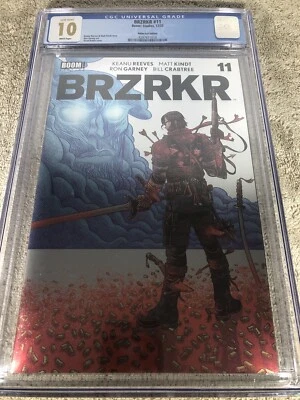 BRZRKR 11 CGC 10.0 Keanu Reeves up 9.8 Rubin Foil Variant Cover 12/22 - Image 1 of 4