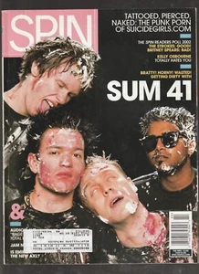 Sum 41 February 2003 Spin magazine - Picture 1 of 2