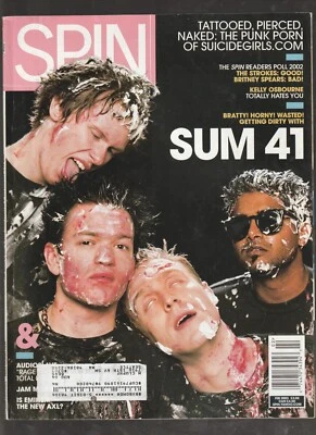 Sum 41 February 2003 Spin magazine - Image 1 of 2