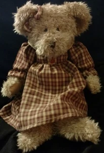 Cute Rare Russ Berrie Handmade Chelsie Teddy Bear Plush Stuffed Animal #4245 - Picture 1 of 12