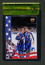 Steve Janaszak #15 signed autograph Miracle on Ice 1980 Olympic Hockey Team BAS