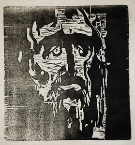 EMIL NOLDE ?? Original Woodcut on Japanese rice paper - Picture 1 of 3