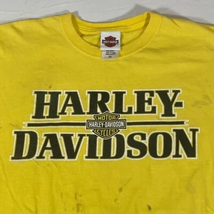Camiseta Harley Davidson Talla 2XL Fond Du Lac WI MANCHAS DESGASTADAS 53-EA29 - Imagen 1 de 8