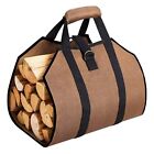 Firewood Storage Bag Adjustable Foldable Log for Bag Canvas Pouch