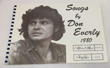 Songs by Don Everly RARE Songbook 1980 Milene Music & Acuff-Rose Sheet Music