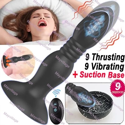 Consolador vibrador masajeador de próstata juguetes sexuales para hombres mujeres Foto 1 de 4