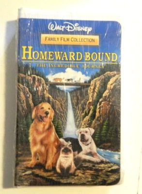 DISNEY Homeward Bound: The Incredible Journey (VHS, 1998, Clam Shell) Sealed/New Foto 1 de 2