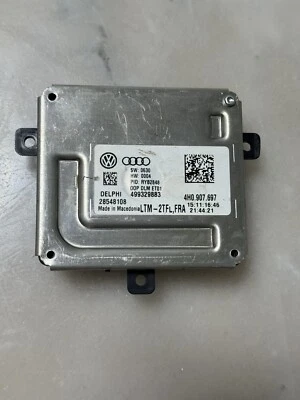 15-18 AUDI A8 S8 Faro LED DRL Módulo de Control Lastre GENUINO 4H0907697 OEM Foto 1 de 3