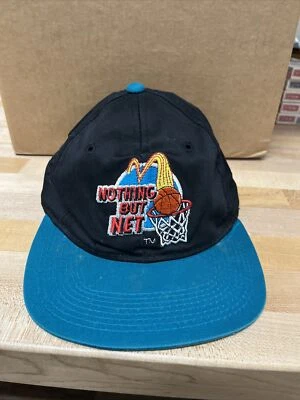 Boné Snapback Basquete Vintage 1993 McDonalds "Nothing But Net" Novo - Imagem 1 de 4