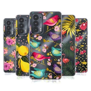 HEAD CASE DESIGNS PATTERN WITH GOLD PRINTS SOFT GEL CASE FOR MOTOROLA PHONES 2 - Picture 1 of 12