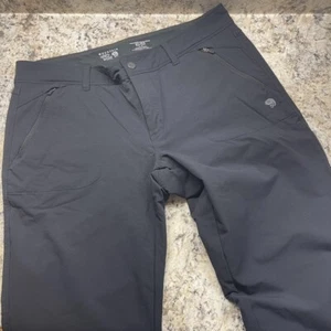 Mountain Hardwear Womens Size10/32 Sharp Chuter Soft Shell Fleece Lined Pant Blk - Picture 1 of 6