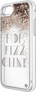 Nuevo KATE SPADE Nueva York POP FIZZ CLINK Estuche Brillo Líquido iPhone 7 Nuevo en Caja Regalo - Imagen 1 de 2