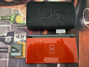 Nintendo DS Lite Crimson Red/Black Very Clean Tested Working Excellent++