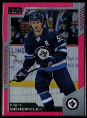 2020-21 O-Pee-Chee Platinum Matte Pink Mark Scheifele #137 - Image 1 of 2