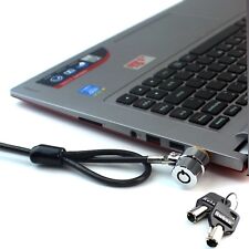 6.2 Foot Notebook Laptop Lock PC Computer Security Cable with 2 Keys Black