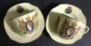 Mazuma *A403 Queen Elizabeth II 1953 Coronation Cup & Saucer Set - Picture 1 of 5