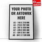 Your Artwork Personalise Print Custom Image Photo Design Gift Picture Poster