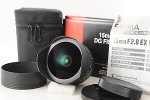 [Near neuwertig] Sigma 15 mm f/2,8 EX DG diagonales Fischaugenobjektiv für Canon #1391