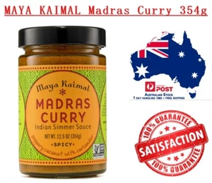NEW USA Made Maya Kaimal Madras Curry 354g Indian Simmer Sauce + Free Shipping - Picture 1 of 3