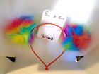 Scunci with love Rainbow Furry Fuzzy Headband - 1ct #33516