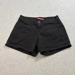 Unionbay Shorts Women 28x5 Black Chino Cargo Pockets Academia Heritage Y2K - Picture 1 of 8