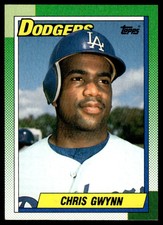 1990 Topps Chris Gwynn Los Angeles Dodgers #456