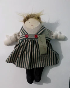 WOOF & POOF - seltene neue Stofftier-Musikpuppe zum Aufziehen im Pulloverkleid - 16 Zoll groß - Bild 1 von 7