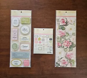 Lotto fustelle adesivi 3D e cartoncino Anna Griffin Eleanor collezione ritirati - Foto 1 di 2