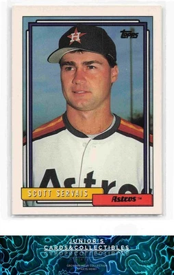Scott Servais 1992 Topps #437 Baseball Houston Astros - Image 1 of 2