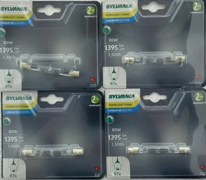 4 x 80 Watt Sylvania Linear Halogenlampe mit 78mm 80W 1395lm Eco 80 = 100W - Bild 1 von 12