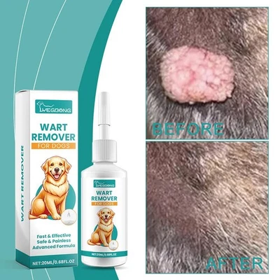 MARKENLOS 20ml Natural Dog Wart Remover Dog SkinCTags DogTreatment UK Removal Wart T W2K1