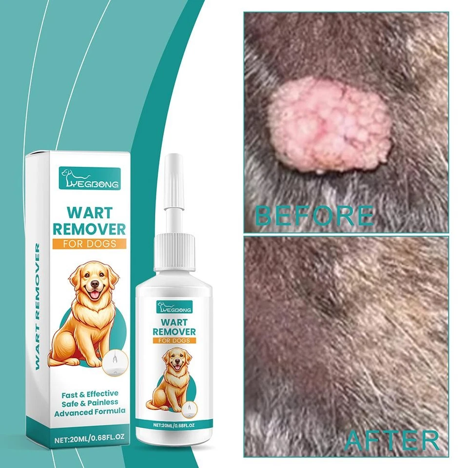 MARKENLOS 20ml Natural Dog Wart Remover Dog SkinCTags DogTreatment UK Removal Wart T W2K1