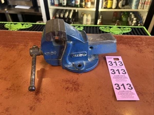 Used RECORD No. 00 Small Bench Vise Vintage Blue Made In England Size - Picture 1 of 20